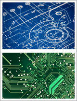 Mechanical blueprint and circuit board